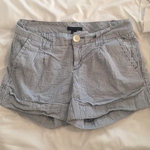 striped shorts